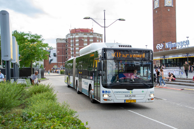 Foto van CXX MAN Lion's City G CNG 9271 Gelede bus door Fedde
