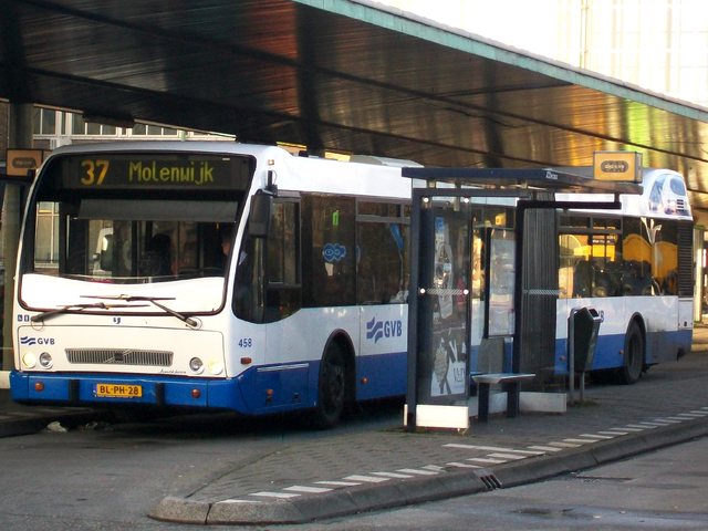 Foto van GVB Berkhof Jonckheer G 458 Gelede bus door wyke2207