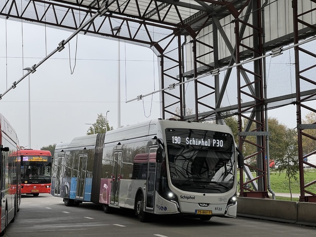 Foto van CXX VDL Citea SLFA-181 Electric 9723 Gelede bus door_gemaakt Stadsbus