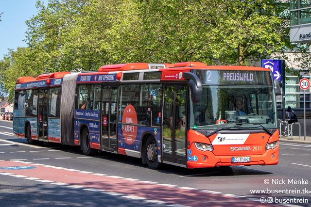 Foto van ASEAG Scania Citywide LFA 2011 Gelede bus door Busentrein