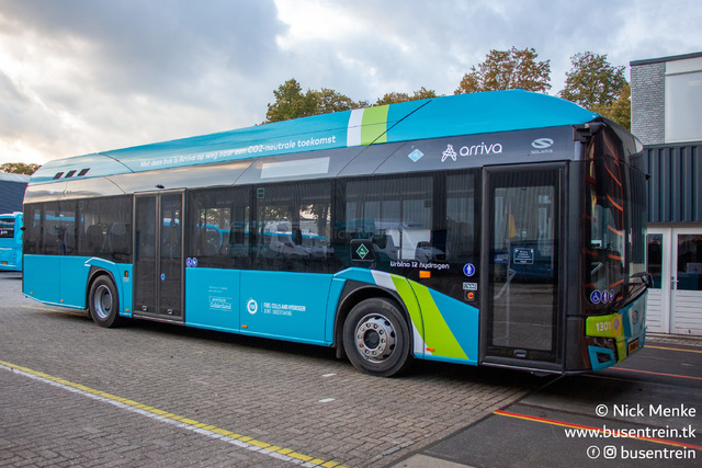 Foto van ARR Solaris Urbino 12 hydrogen 1301 Standaardbus door_gemaakt Busentrein