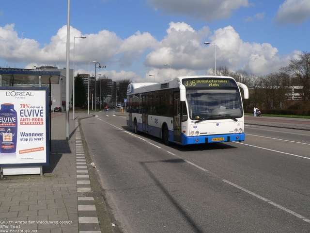 Foto van GVB Berkhof Jonckheer 171 Standaardbus door tsov