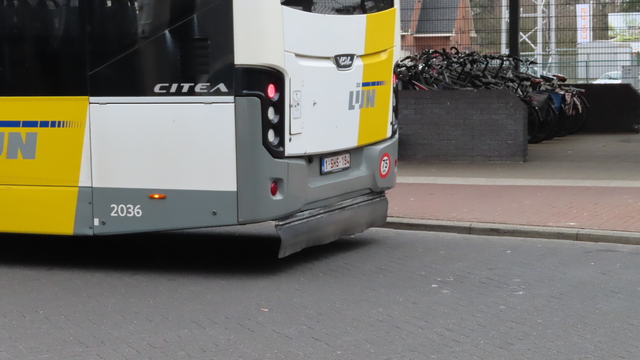 Foto van DeLijn VDL Citea SLE-120 2036 Standaardbus door vervoerspotter