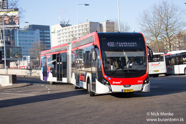 Foto van HER VDL Citea SLFA-181 Electric 9503 Gelede bus door Busentrein
