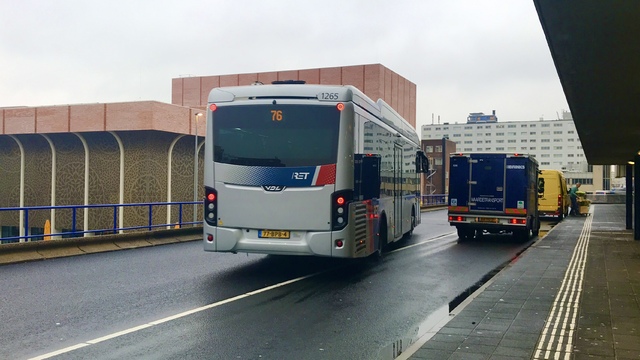 Foto van RET VDL Citea SLE-120 Hybrid 1265 Standaardbus door Rotterdamseovspotter