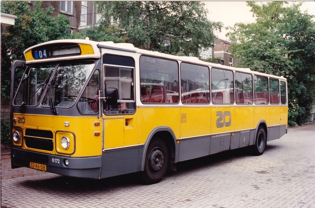 Foto van ZO DAF MB200 6172 Standaardbus door wyke2207