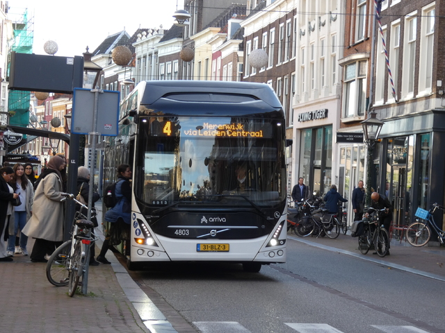 Foto van ARR Volvo 7900 Electric 4803 Standaardbus door Delijn821