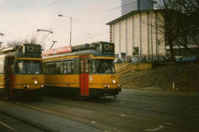 Foto van GVB 4G-Tram 641 Tram door Roel1953