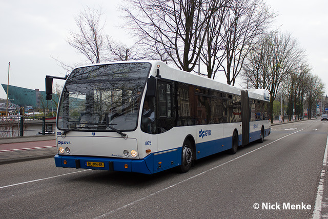 Foto van GVB Berkhof Jonckheer G 465 Gelede bus door Busentrein