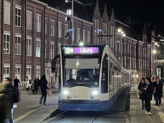 Foto van GVB Siemens Combino 2149 Tram door Stadsbus