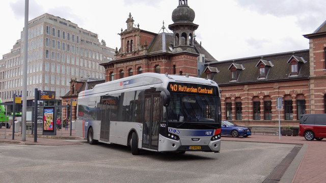 Foto van RET VDL Citea SLF-120 Electric 1422 Standaardbus door OVdoorNederland