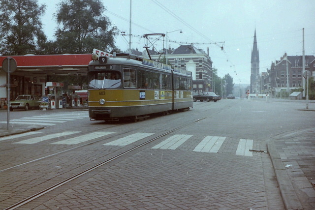 Foto van RET Rotterdamse Düwag GT6 603 Tram door JanWillem