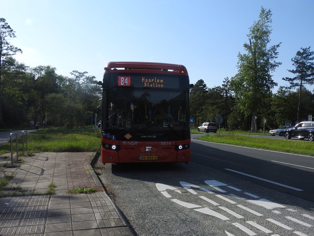 Foto van CXX Ebusco 2.2 (18mtr) 9834 Gelede bus door treinspotter2323