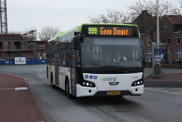 Foto van CXX VDL Citea LLE-99 Electric 7609 Midibus door Tramspoor