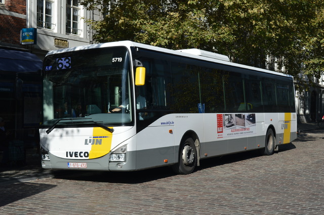 Foto van DeLijn Iveco Crossway LE (12mtr) 5719 Standaardbus door wyke2207