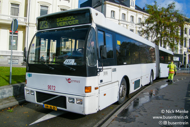 Foto van HER Berkhof Duvedec G 9072 Gelede bus door Busentrein