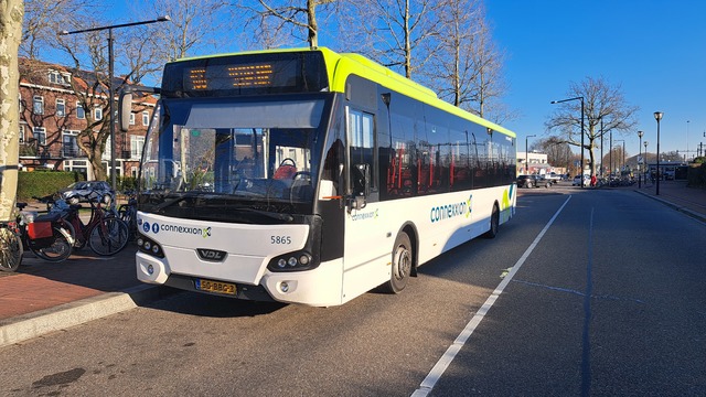 Foto van CXX VDL Citea LLE-120 5865 Standaardbus door treinspotter-Dordrecht-zuid