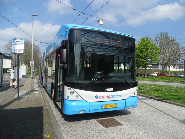 Foto van HER Hess Swisstrolley 5245 Gelede bus door HeelHollandSpot