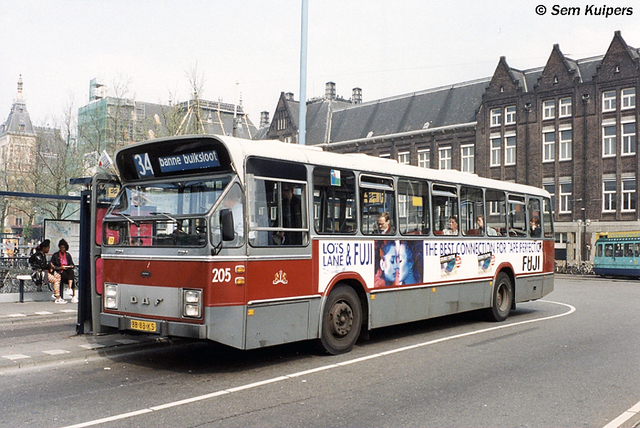Foto van GVB DAF-Hainje CSA-I 205 Standaardbus door RW2014