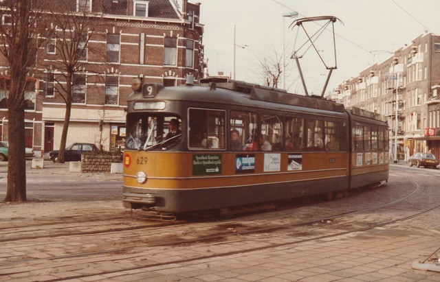 Foto van RET Rotterdamse Düwag GT6 629 Tram door JanWillem