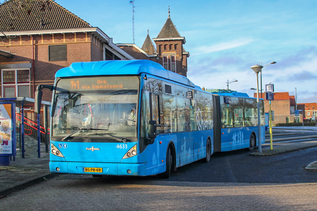 Foto van OVinIJ Van Hool AG300 4633 Gelede bus door Bussenentreinenrondzwolle