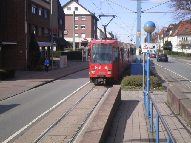 Foto van MoBiel Stadtbahnwagen M/N 8 557 Tram door_gemaakt Perzik
