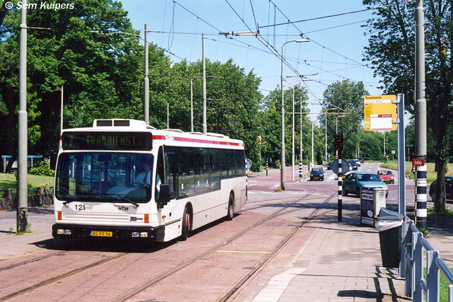 Foto van HTM Den Oudsten B96 121 Standaardbus door RW2014