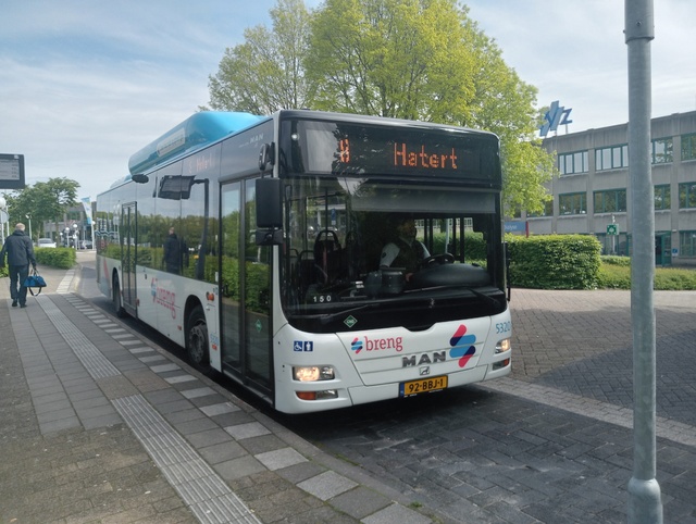 Foto van HER MAN Lion's City CNG 5320 Standaardbus door TreinenVanBoxmeer