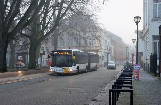 Foto van DeLijn MAN Lion's City G 110207 Gelede bus door mauricehooikammer