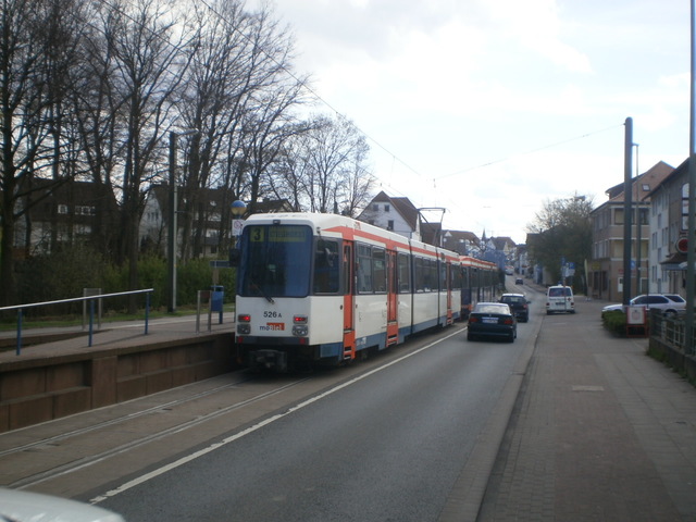 Foto van MoBiel Stadtbahnwagen M/N 8 526 Tram door Perzik