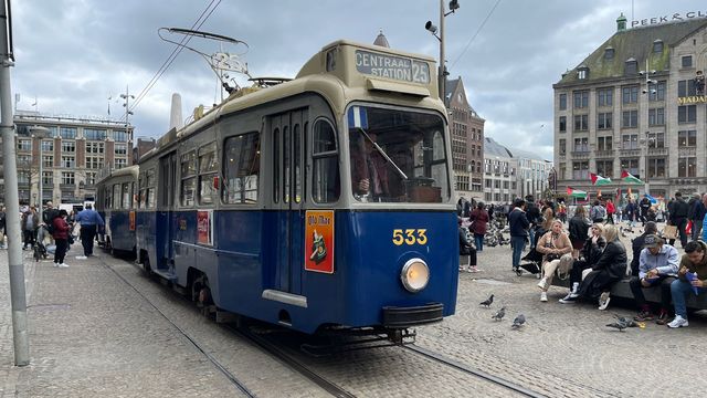 Foto van EMTA Amsterdamse drieasser 533 Tram door SteefAchterberg