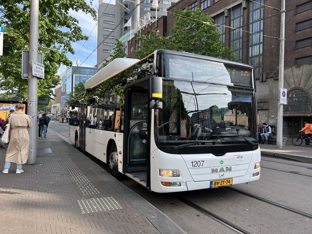 Foto van HTM MAN Lion's City CNG 1207 Standaardbus door Stadsbus