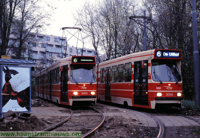 Foto van HTM GTL8 3055 Tram door HaagsTramNieuws