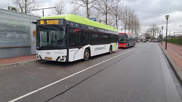 Foto van CXX Solaris Urbino 12 hydrogen 2134 Standaardbus door treinspotter-Dordrecht-zuid