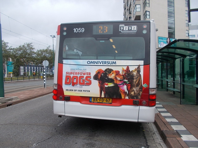 Foto van HTM MAN Lion's City CNG 1059 Standaardbus door stefan188