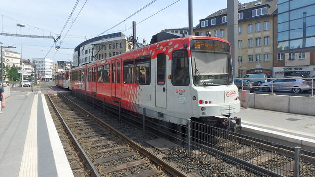 Foto van SWBV Stadtbahnwagen B 7465 Tram door Perzik