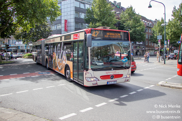 Foto van ASEAG Mercedes-Benz Citaro G 277 Gelede bus door Busentrein
