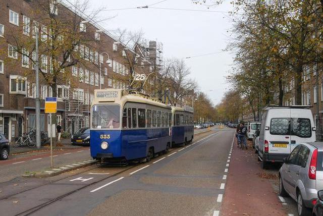 Foto van EMTA Amsterdamse drieasser 533 Tram door Rio-fotografie