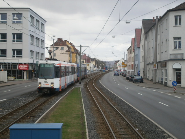 Foto van MoBiel Stadtbahnwagen M/N 8 528 Tram door Perzik
