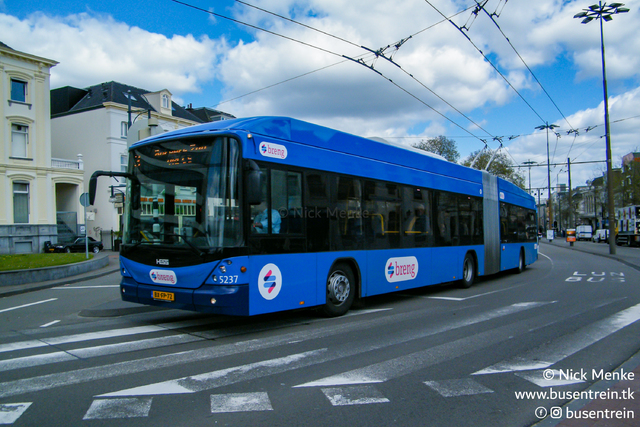 Foto van NVO Hess Swisstrolley 5237 Gelede bus door Busentrein