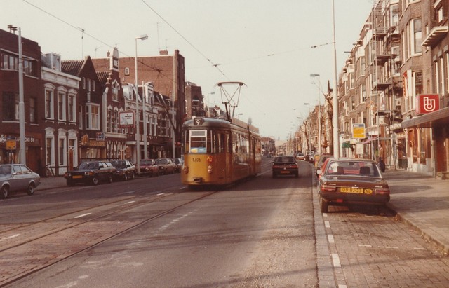 Foto van RET Rotterdamse Düwag GT6 256 Tram door JanWillem