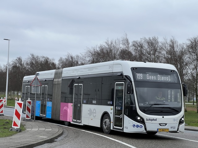 Foto van CXX VDL Citea SLFA-181 Electric 9722 Gelede bus door Stadsbus