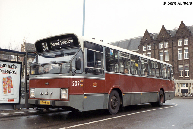 Foto van GVB DAF-Hainje CSA-I 209 Standaardbus door RW2014