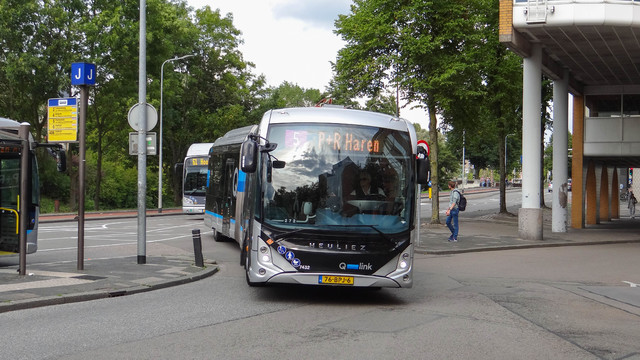 Foto van QBZ Heuliez GX437 ELEC 7432 Gelede bus door OVdoorNederland