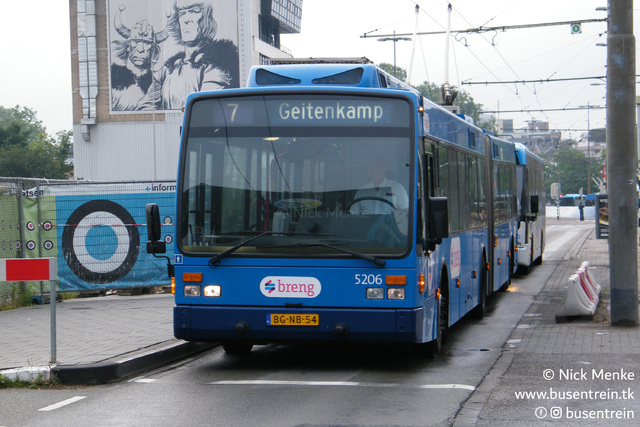 Foto van NVO Van Hool AG300T 5206 Gelede bus door Busentrein