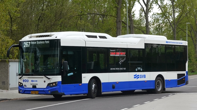 Foto van GVB Scania Citywide LE Hybrid 437 Standaardbus door WDK6761G1
