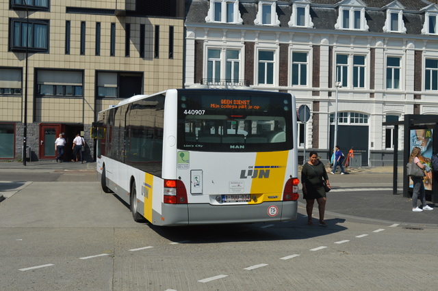 Foto van DeLijn MAN Lion's City 440907 Standaardbus door wyke2207