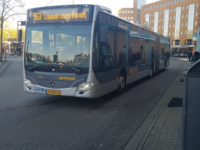 Foto van QBZ Mercedes-Benz Citaro G 7514 Gelede bus door treinspotter-Dordrecht-zuid