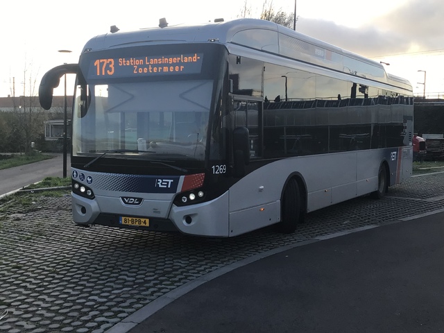 Foto van RET VDL Citea SLE-120 Hybrid 1269 Standaardbus door Marvin325