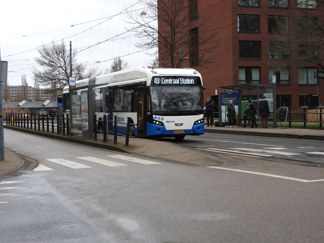 Foto van GVB VDL Citea SLFA-180 Electric 2253 Gelede bus door treinspotter2323